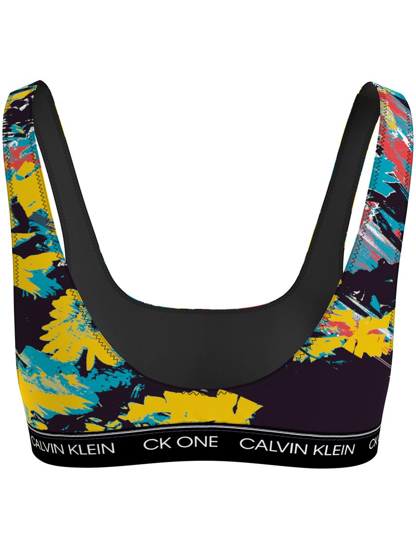 Top Bikini Ck One Print