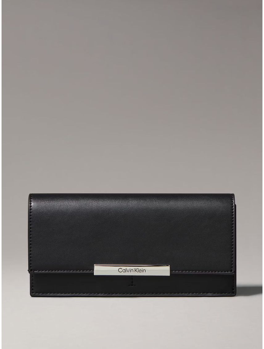 Billetera Ck Linear Large Trifold Slim - TALLA:OS
