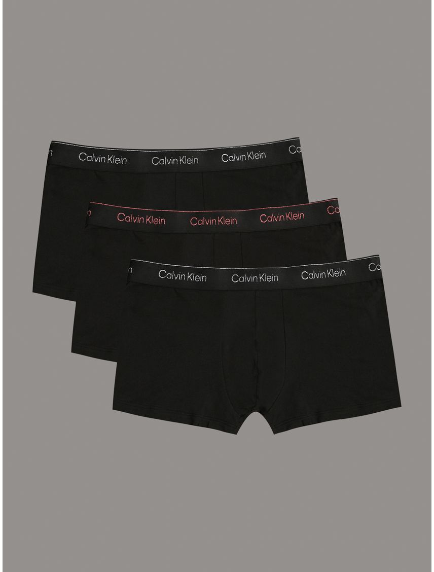 Pack 3 Bóxers Low Rise Trunk Modern Cotton