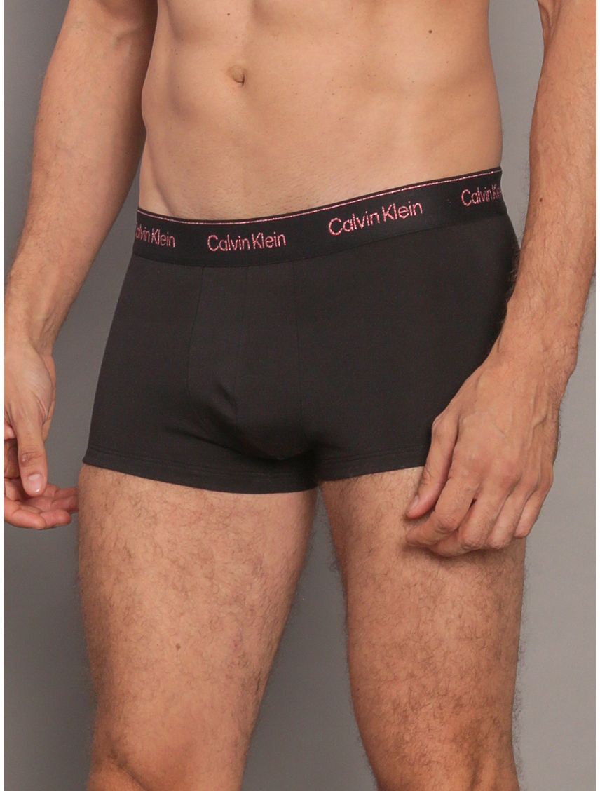 Pack 3 Bóxers Low Rise Trunk Modern Cotton