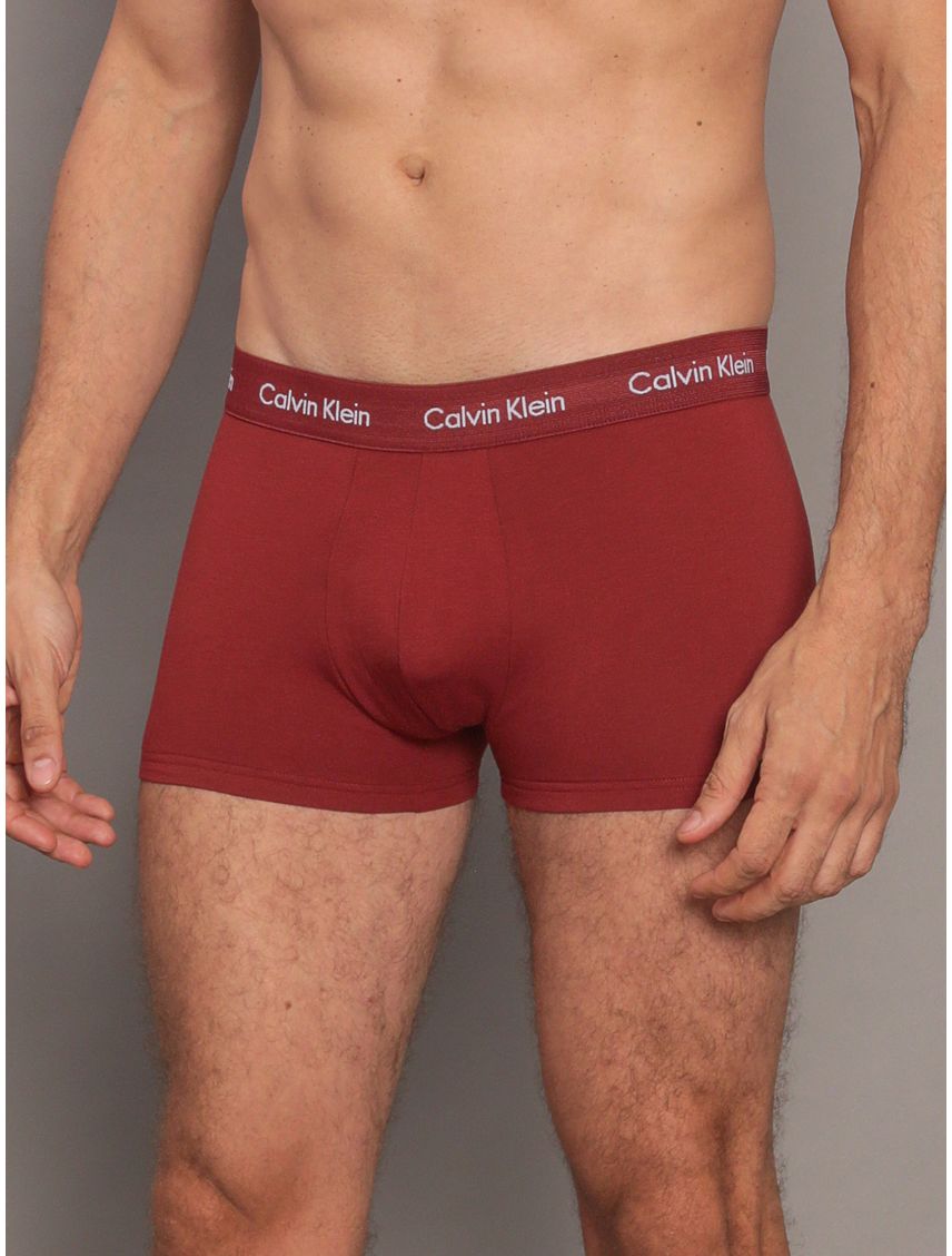 Pack 3 Bóxer Low Rise Trunk Cotton Stretch