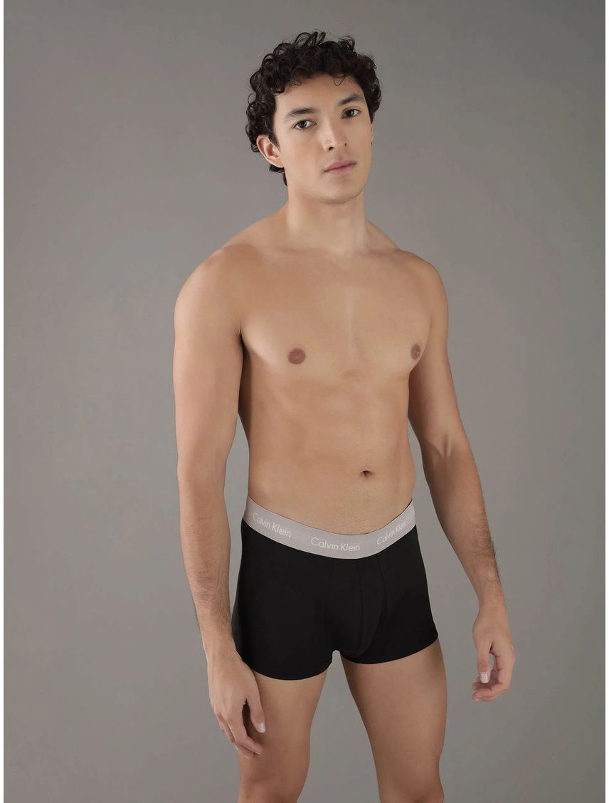 Pack 3 Bóxer Low Rise Trunk Cotton Stretch