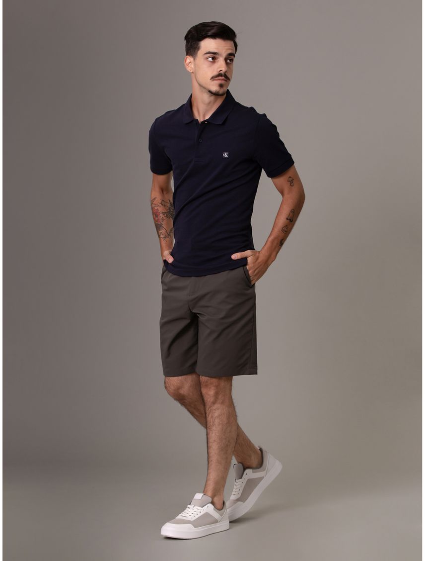 Polo CK Embro Badge Slim