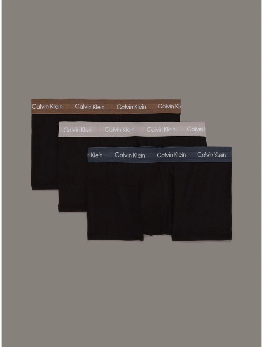 Pack 3 Bóxer Low Rise Trunk Cotton Stretch