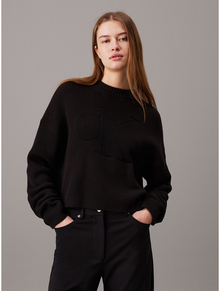 Sweater Logo Intarsia