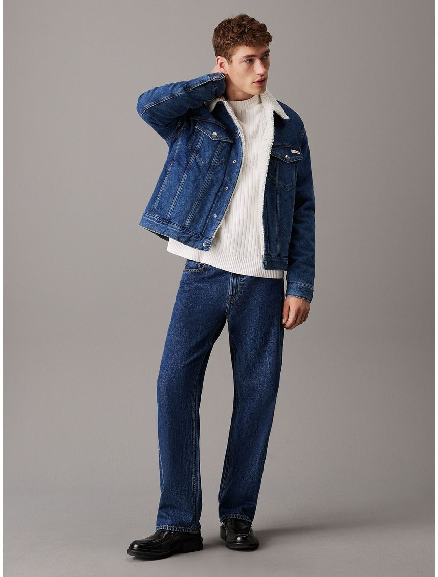 Chaqueta Denim Regular Sherpa