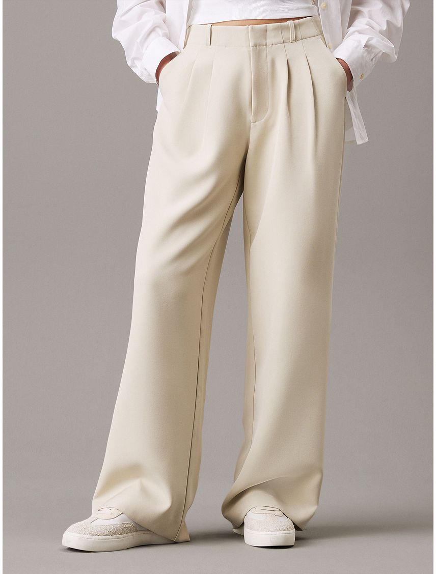 Pantalón Stretch Crepe Straight