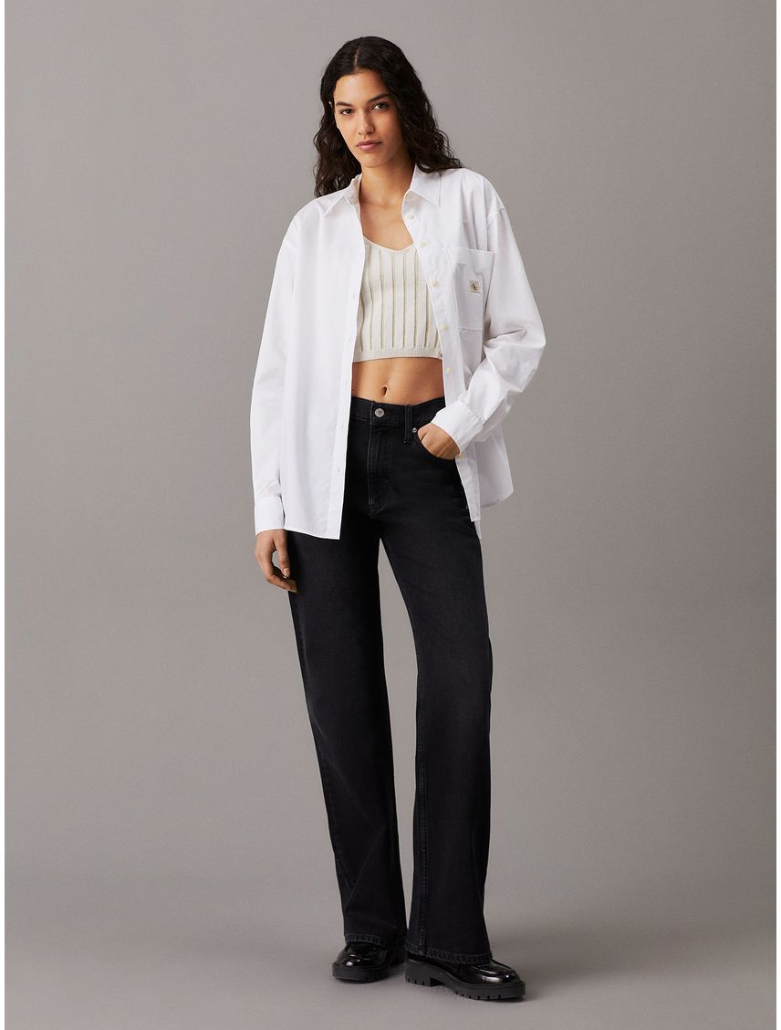Camisa Woven Label Relaxed