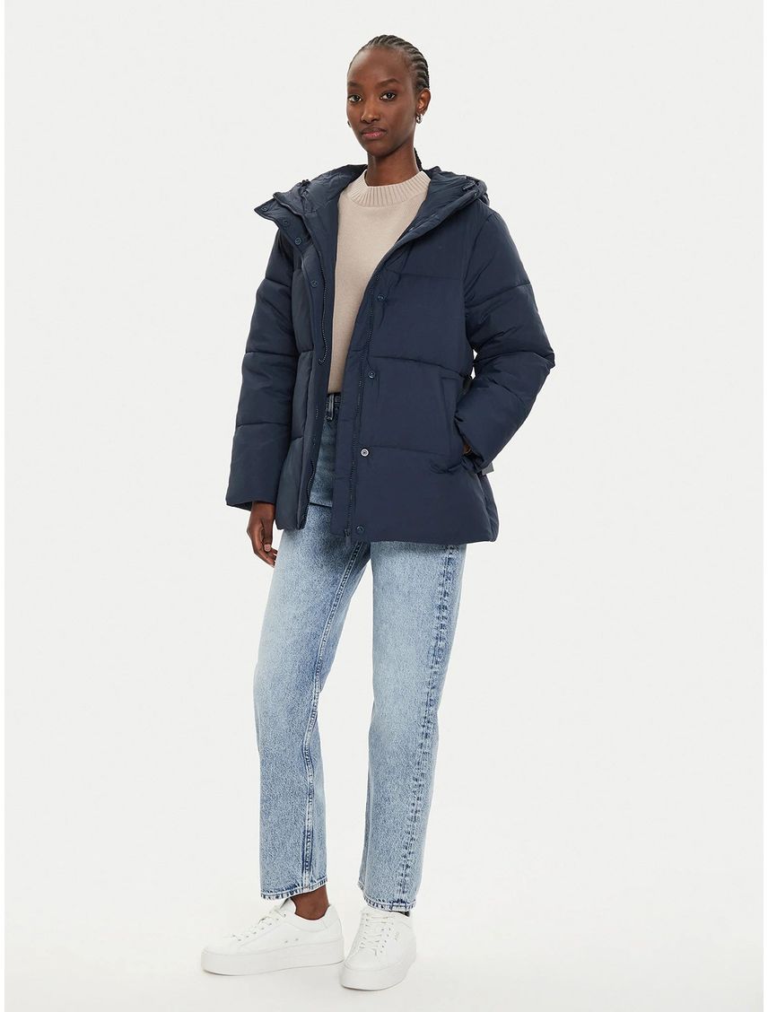 Parka Logo Belt Puffer
