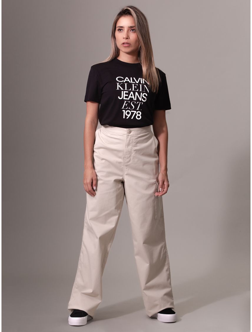 Pantalón Cargo Brushed Cotton