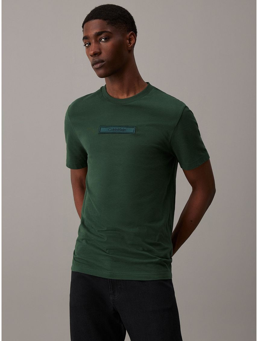 Polera Embroidered Logo Peached