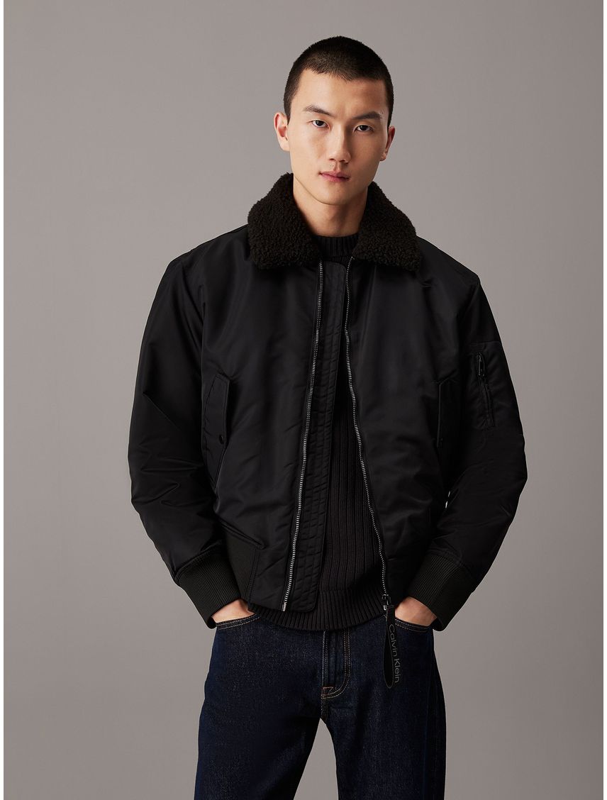 Chaqueta Aviator Sherpa