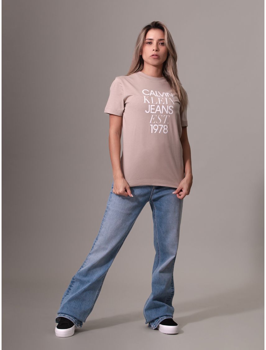 Polera Mixed Logo Regular