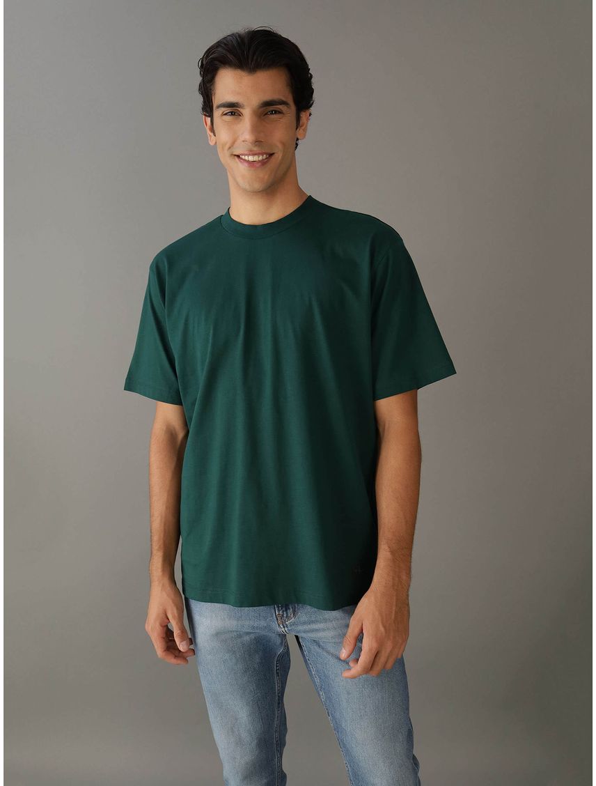 Polera relaxed con etiqueta