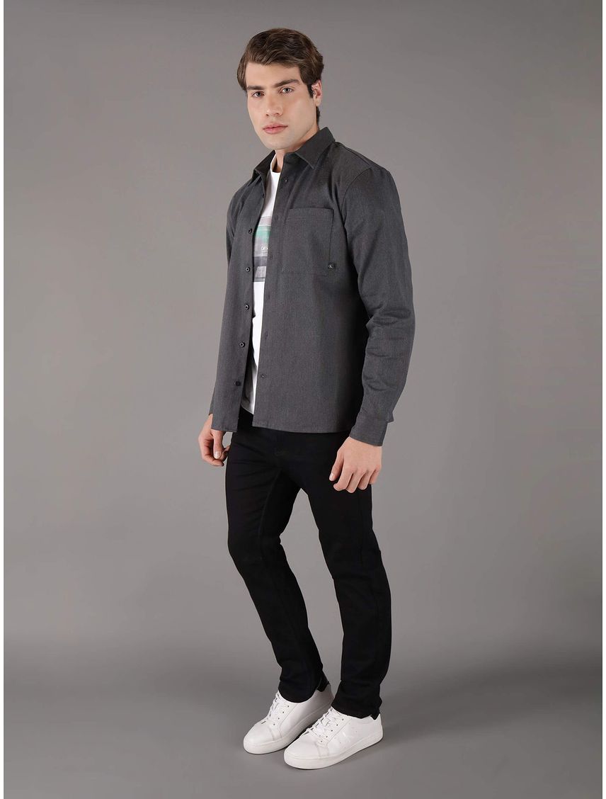 Camisa utility melange