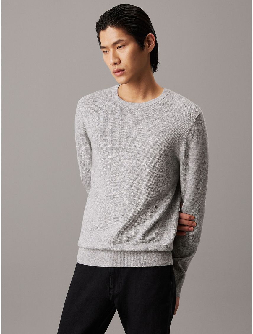 Sweater Micro Pique Structure Sweater