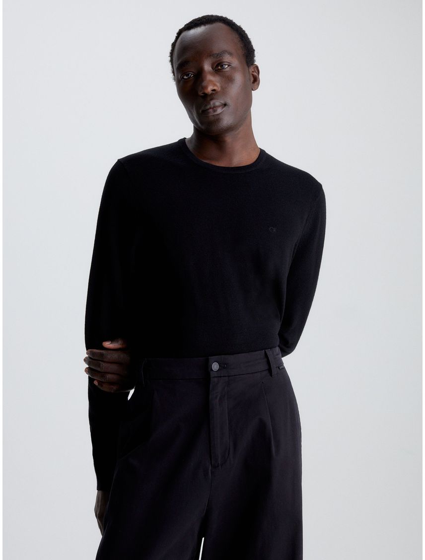 Sweater Superior Wool Crew Neck Swea