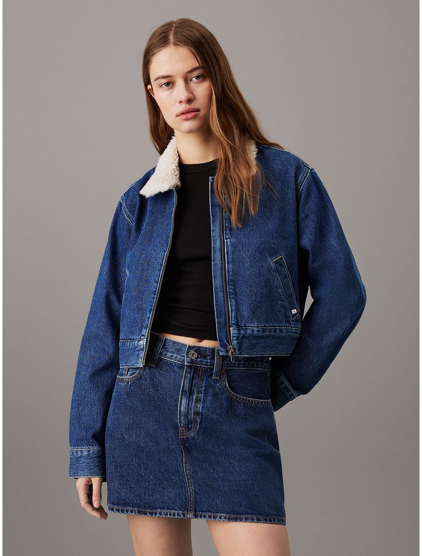 Chaqueta Sherpa Denim