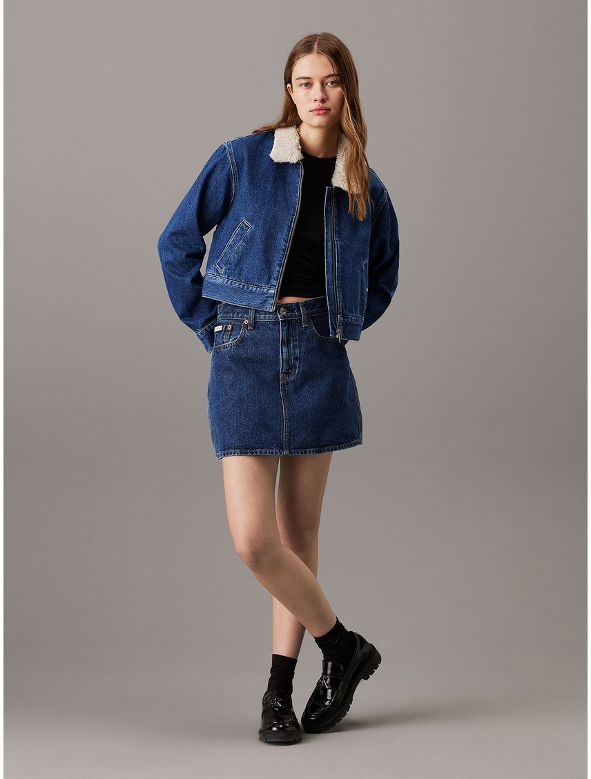 Chaqueta Sherpa Denim