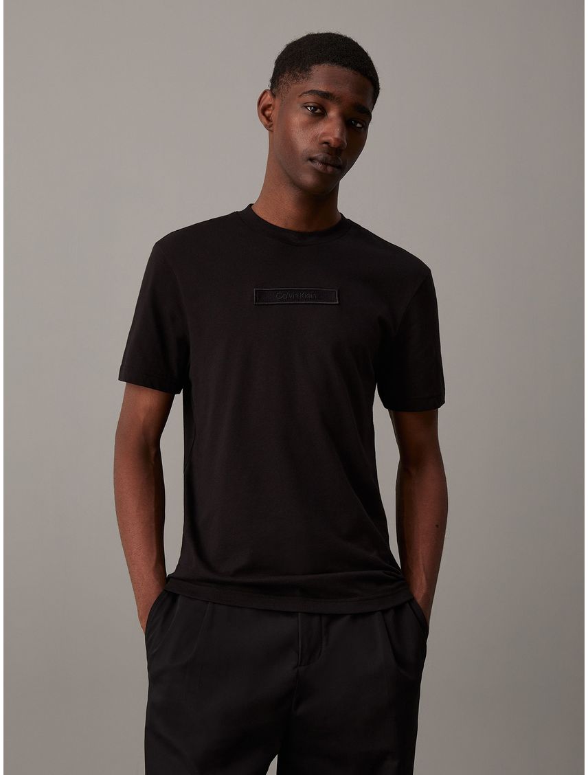 Polera Embroidered Logo Peached