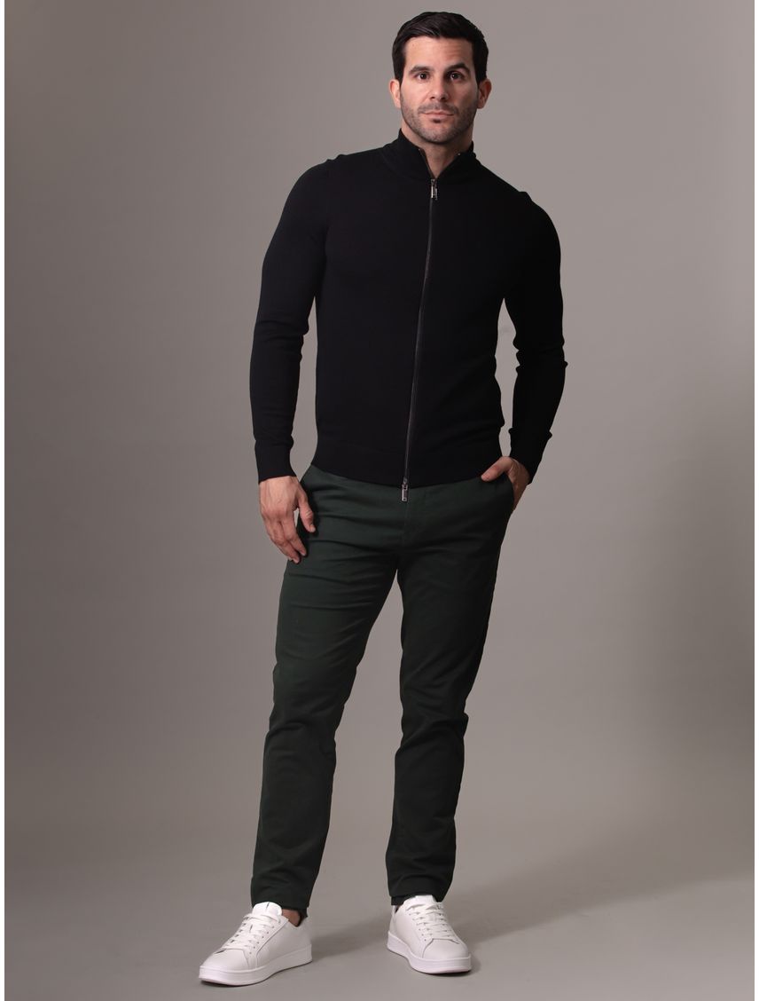 Sweater con Cierre Merino