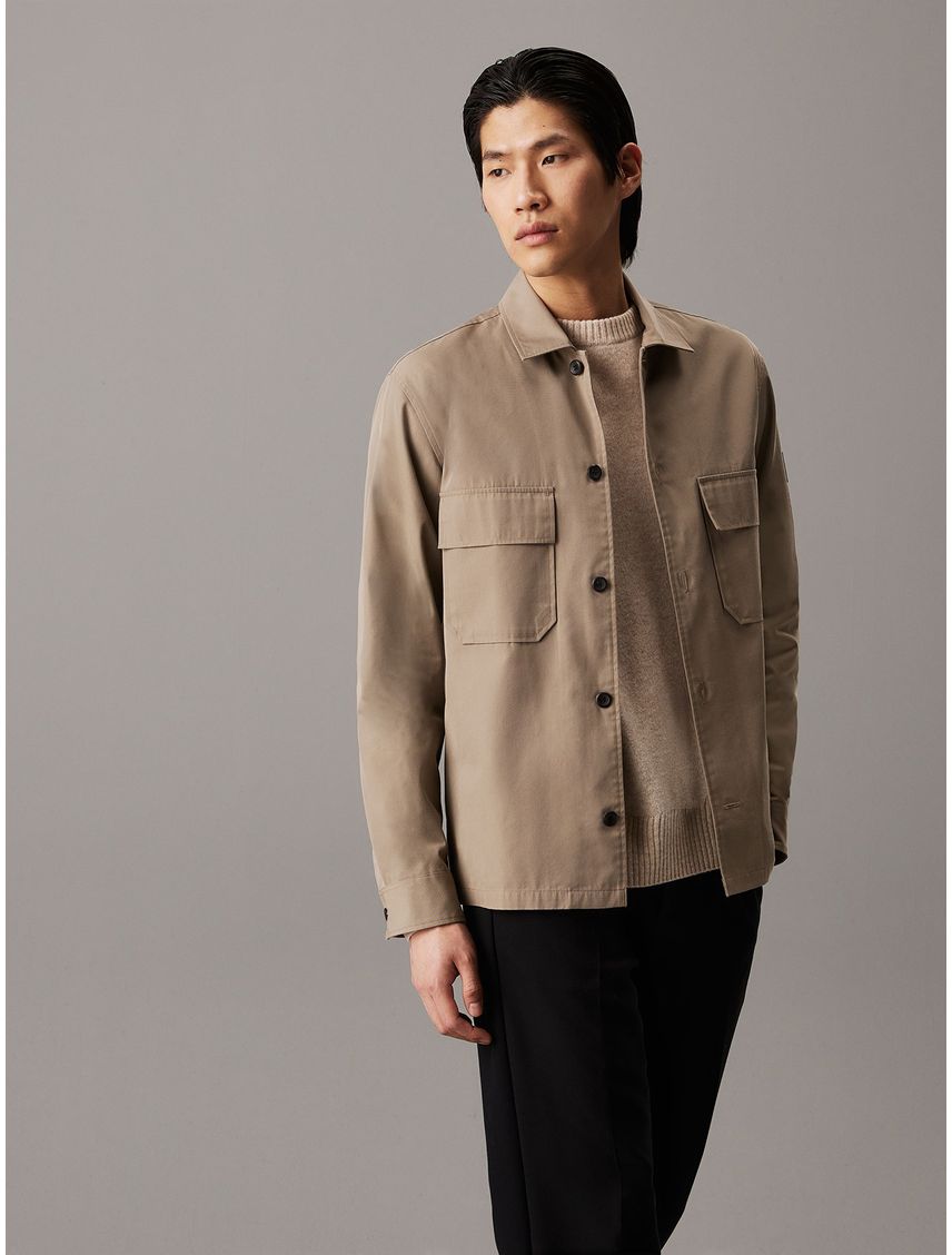 Sobrecamisa de sarga boxy