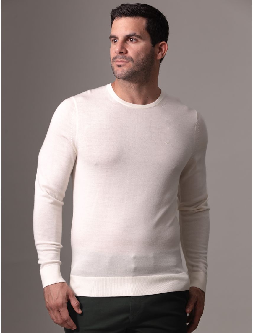 Sweater Superior Wool Crew Neck Swea