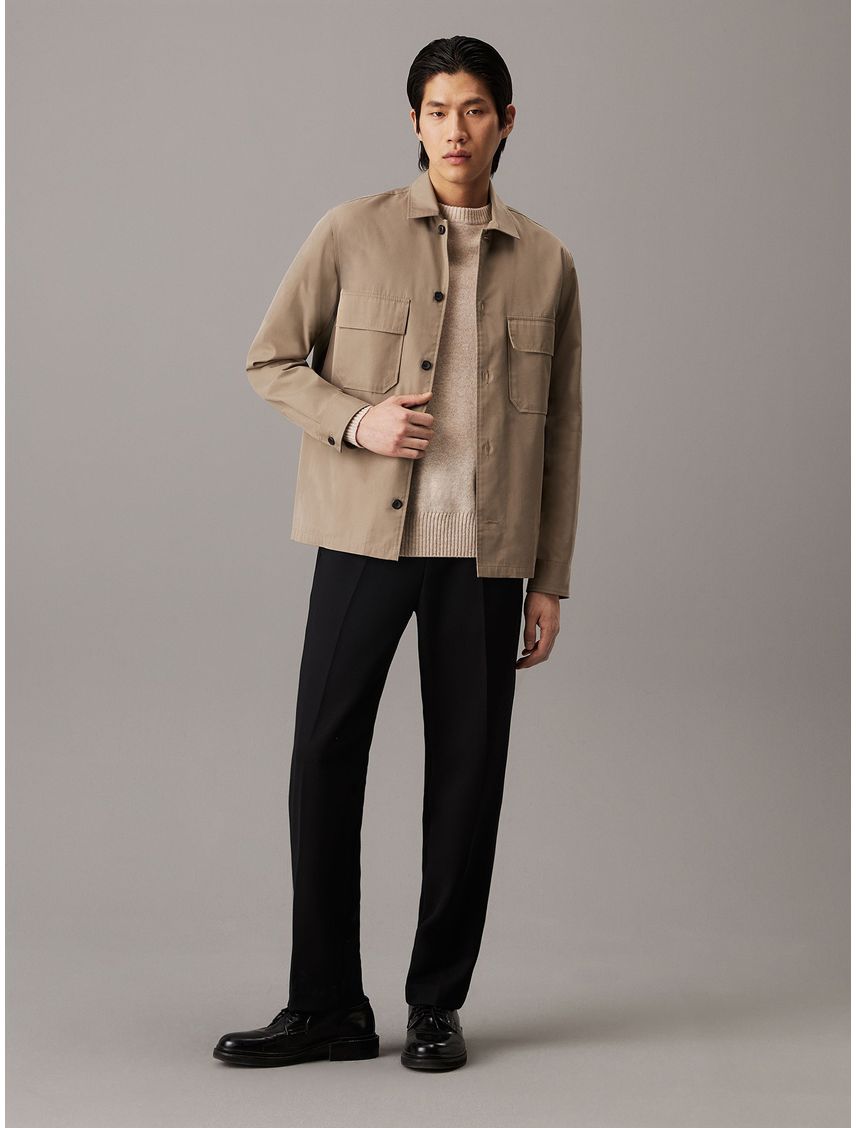 Sobrecamisa de sarga boxy