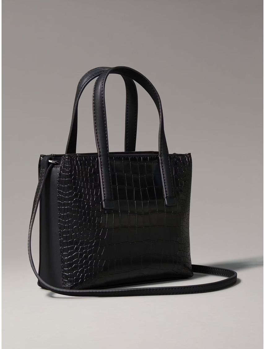 Cartera Mini Tote Croco