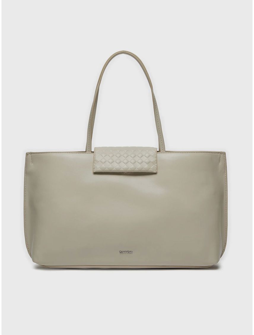 Mini cartera tote con diseño acolchado