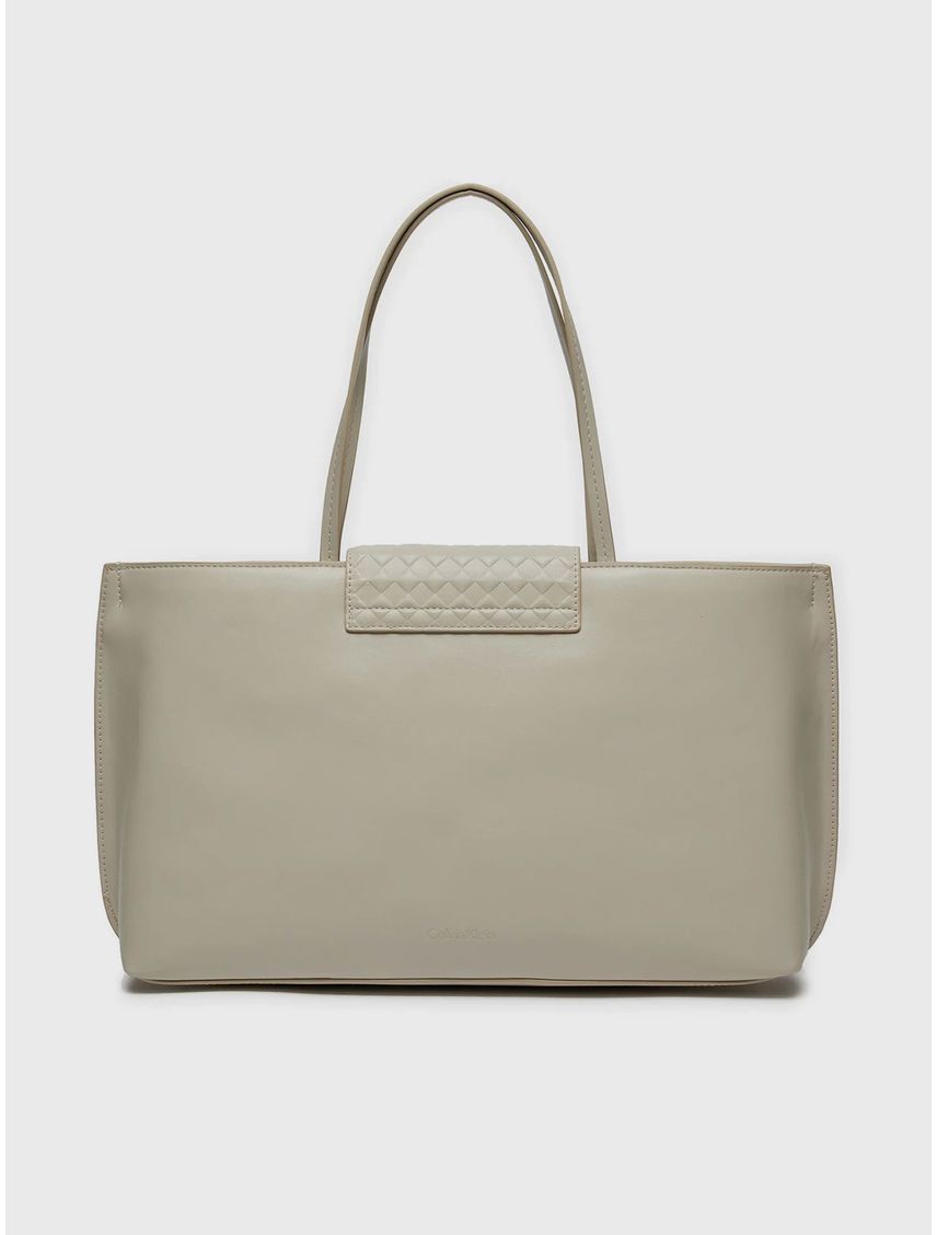 Mini cartera tote con diseño acolchado