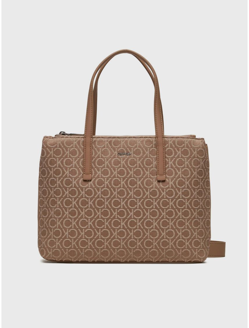 Cartera Tote Ck Must Jacquard - TALLA:OS