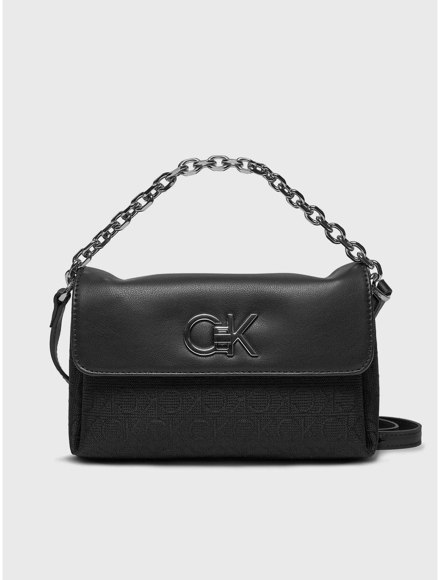 Cartera cruzada con cierre giratorio