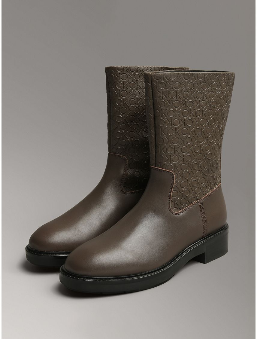 Botas Flat Ankle Mix