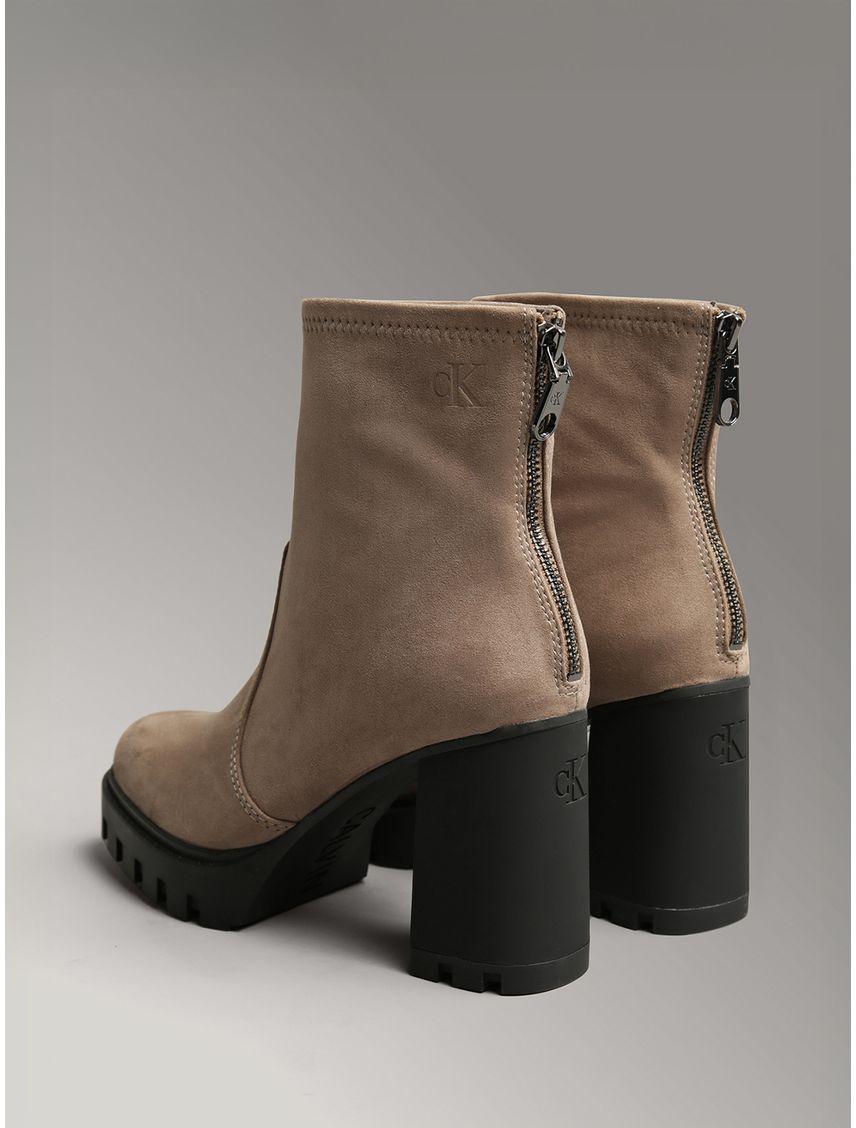 Botas Heel Platform Zip