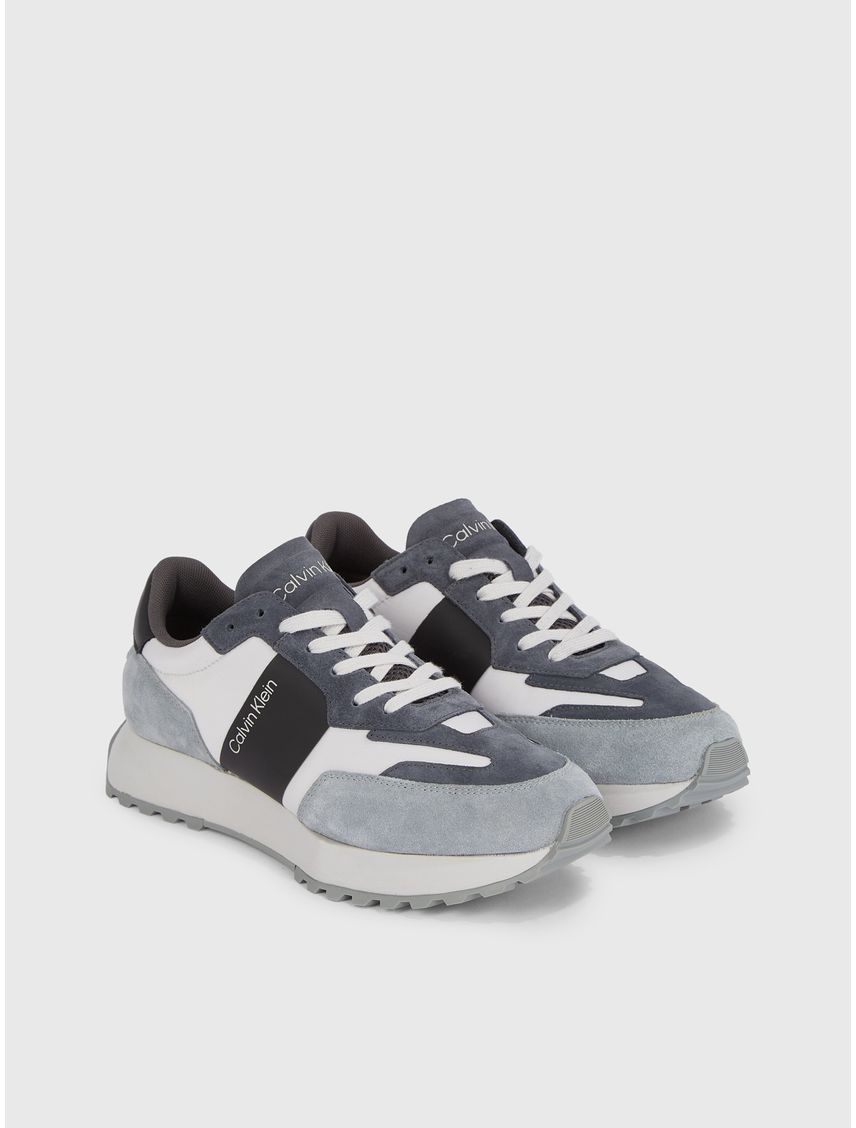 Zapatillas de Cuero Lace Up Mix
