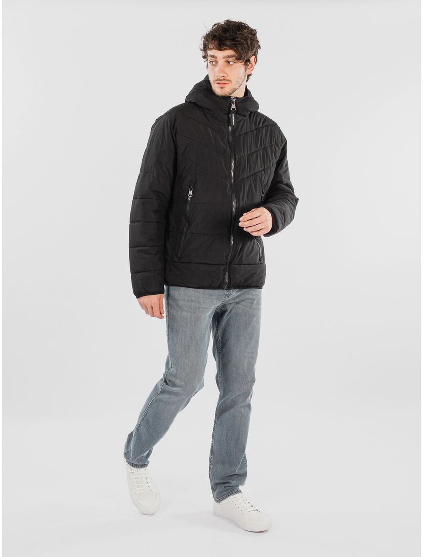 Parka con Gorro Stretch