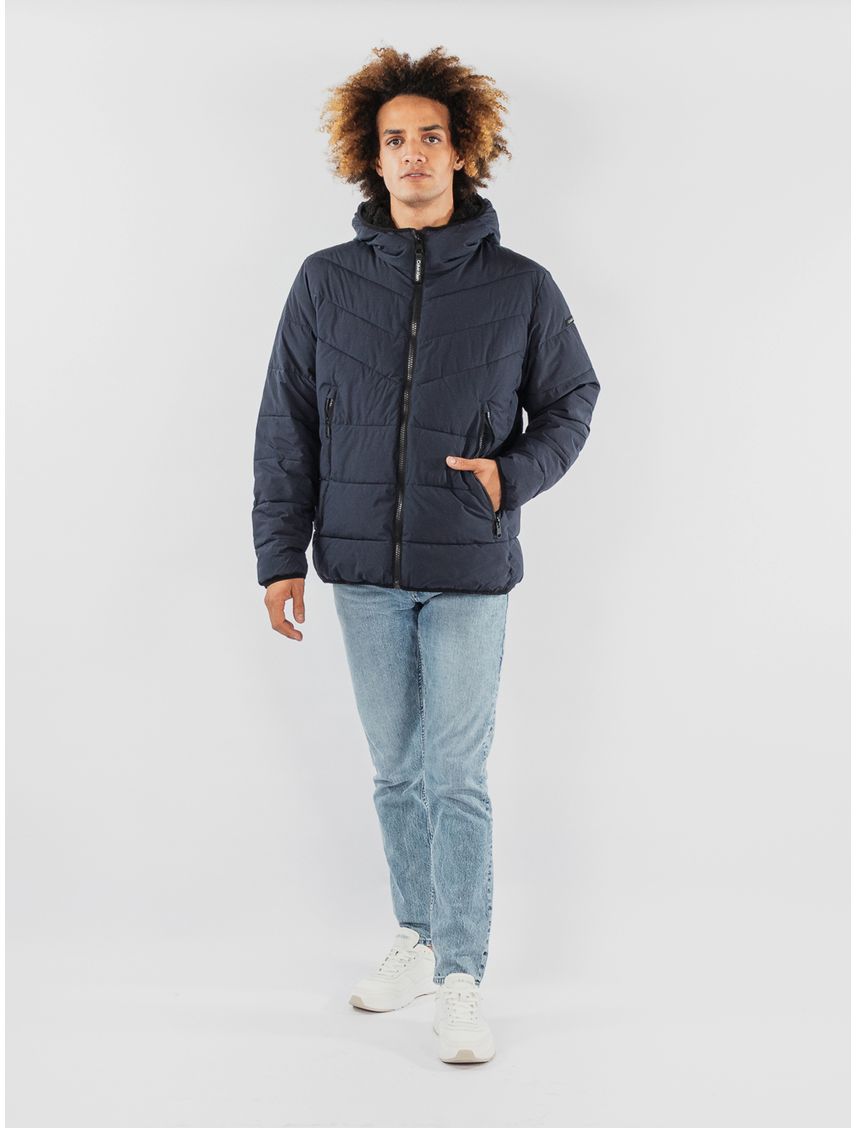 Parka con Gorro Stretch