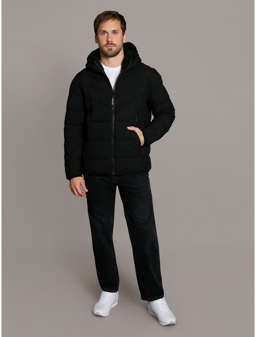 Parka con Gorro Stretch