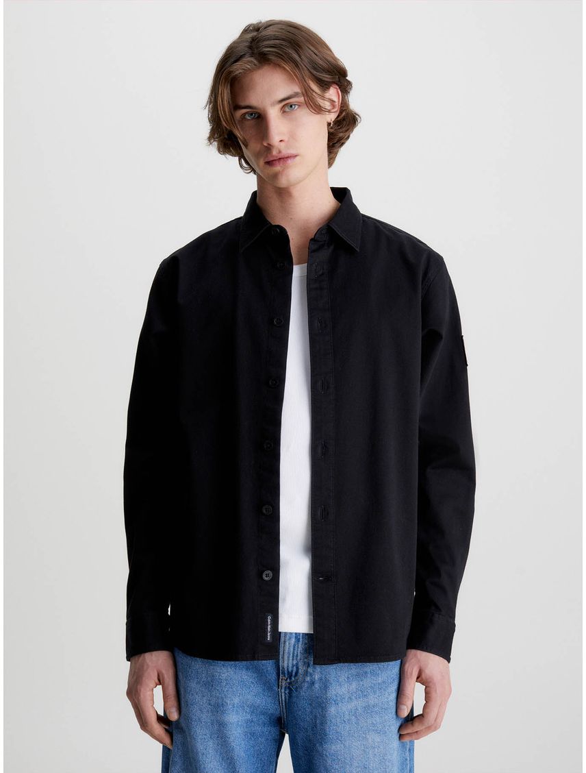 Camisa Monologo Badge Relaxed
