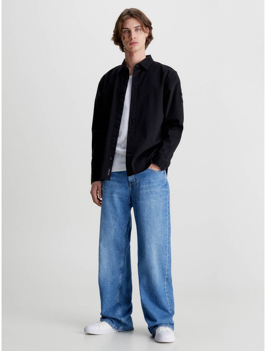 Camisa Monologo Badge Relaxed