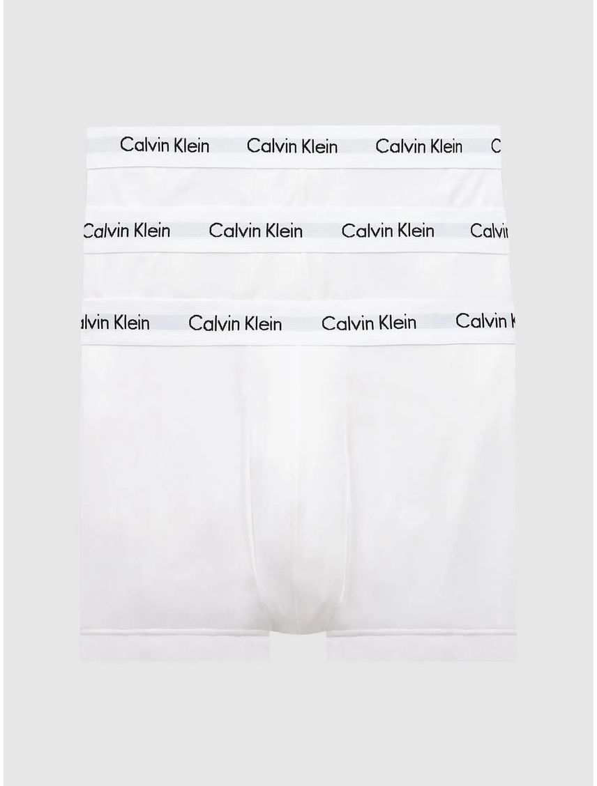 Pack 3 Bóxers Low Rise Trunk Cotton Stretch