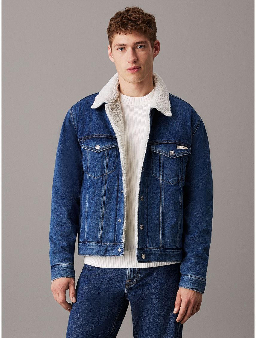 Chaqueta Denim Regular Sherpa