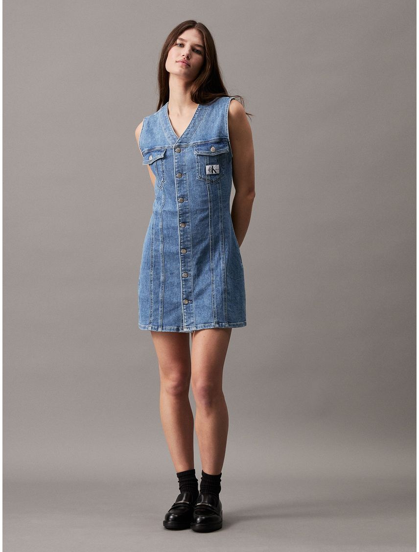 Vestido Sleeveless Denim