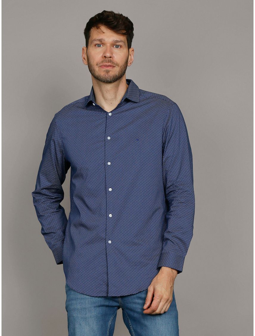 Camisa Slim Printed