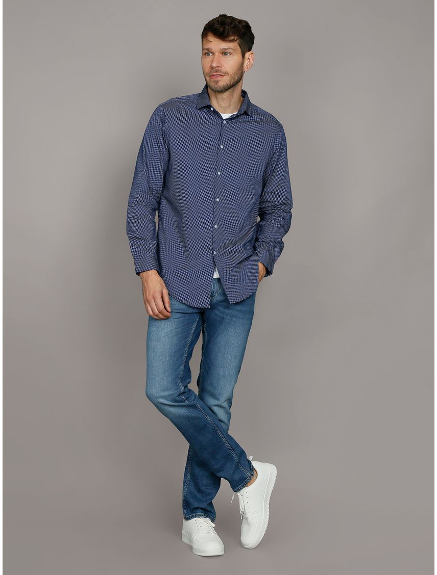 Camisa Slim Printed