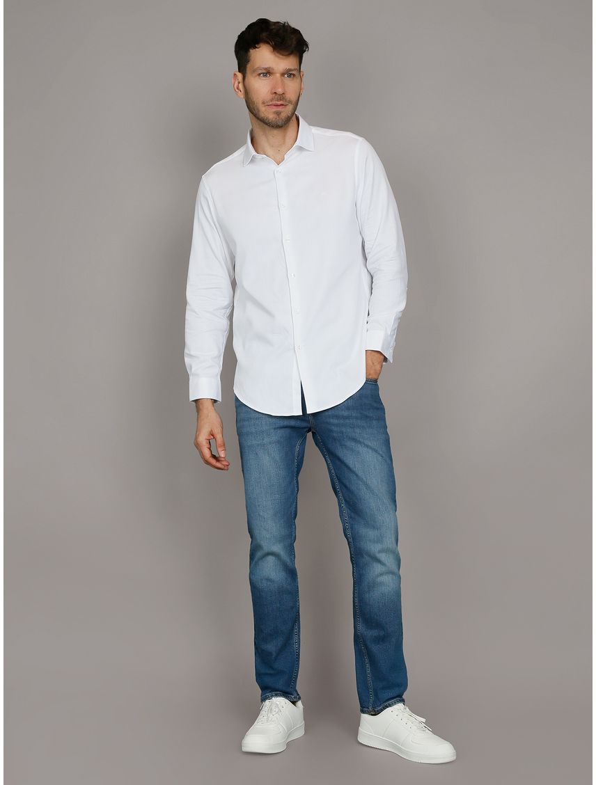 Camisa Slim Cotton Solid