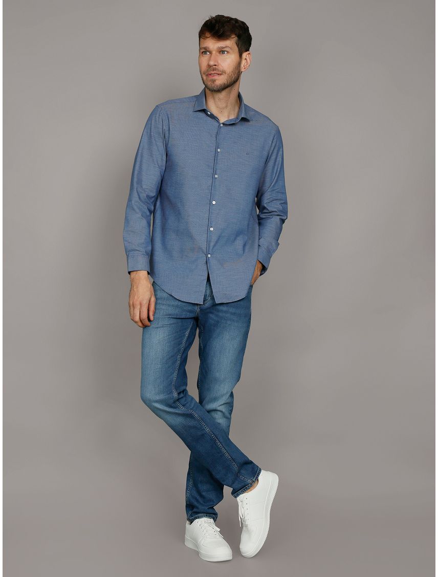 Camisa Slim Plaid