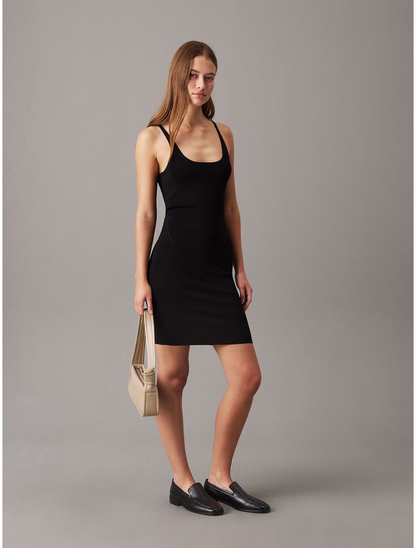 Vestido estilo bodycon de punto canal