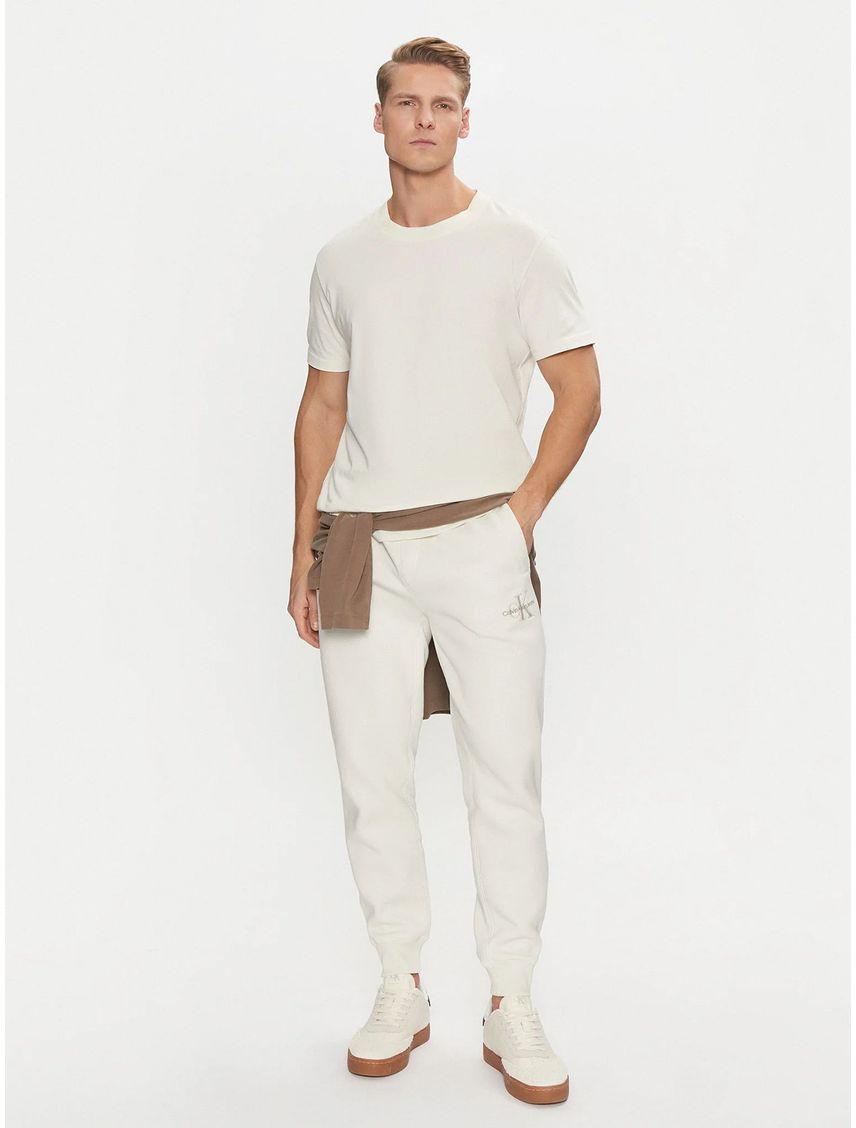 Pantalón de chándal de felpa con monograma